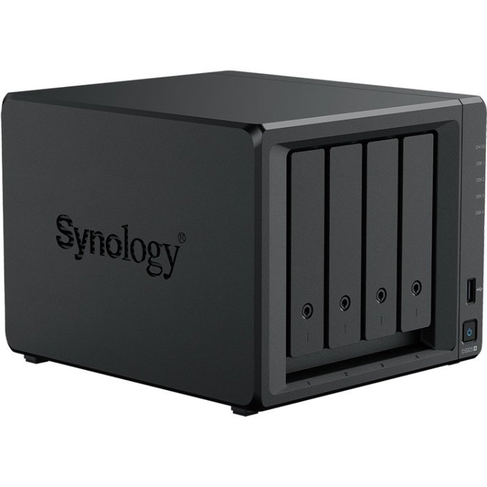Synology DiskStation DS925+ 4 Bahías NAS - 8TB (2x4TB HAT3300) con CPU AMD, 4GB RAM, 2x2.5GbE, Expansible a 180TB - DS925+ 8TB